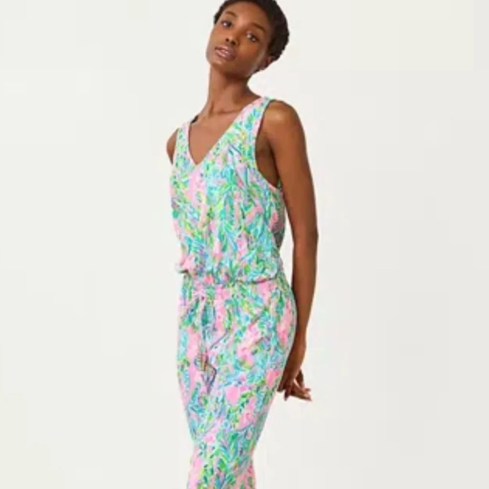 NWT Lilly Pulitzer PAULINA JUMPSUIT IN MULTI  Woman Size US XL